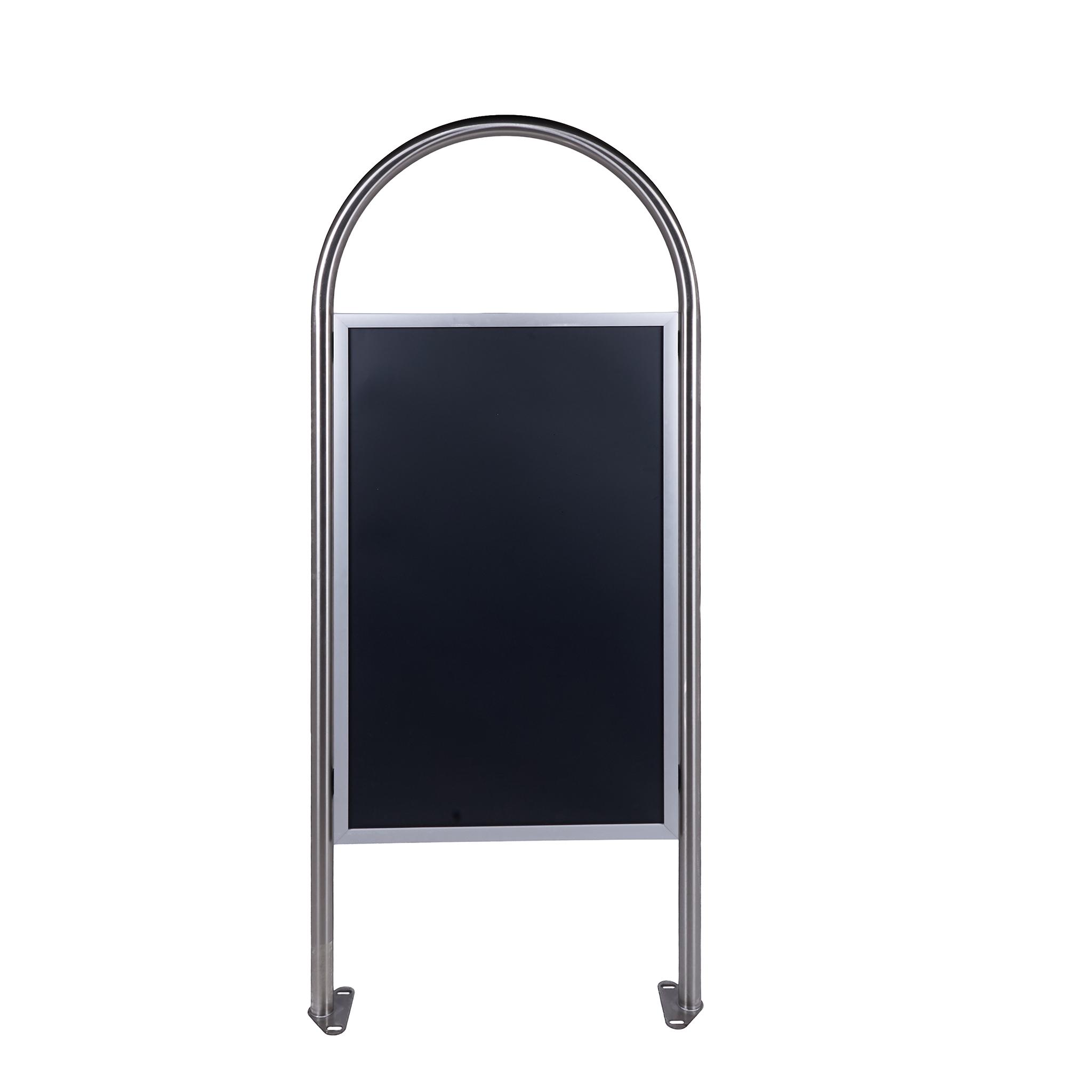 Tommy Stainless Snap Sign Arch - Single Side